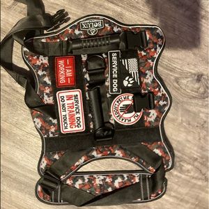 service dog vest size L-XL